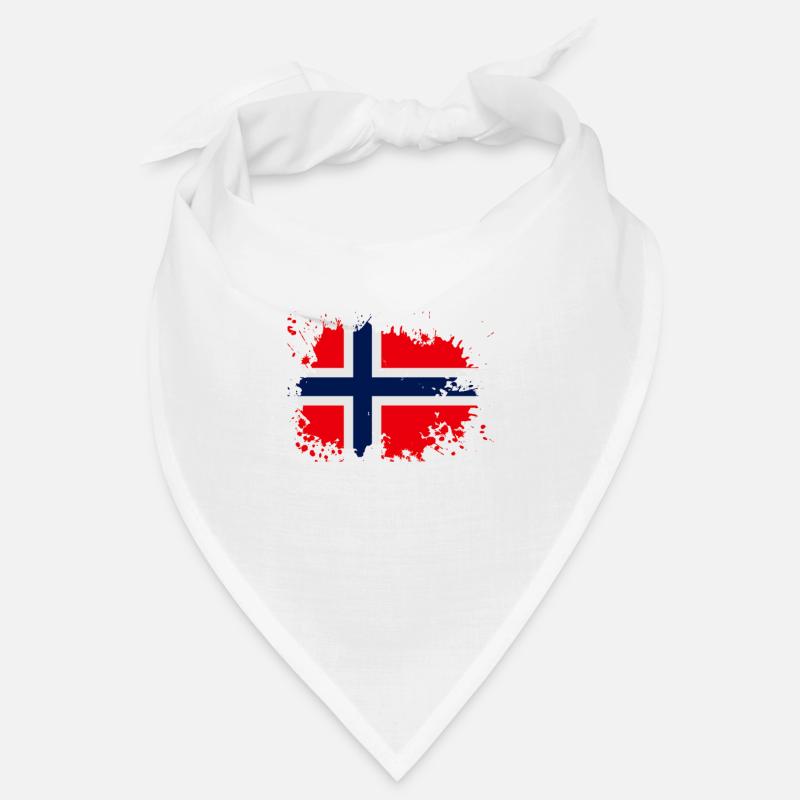 Norway Flag Splash Bandana