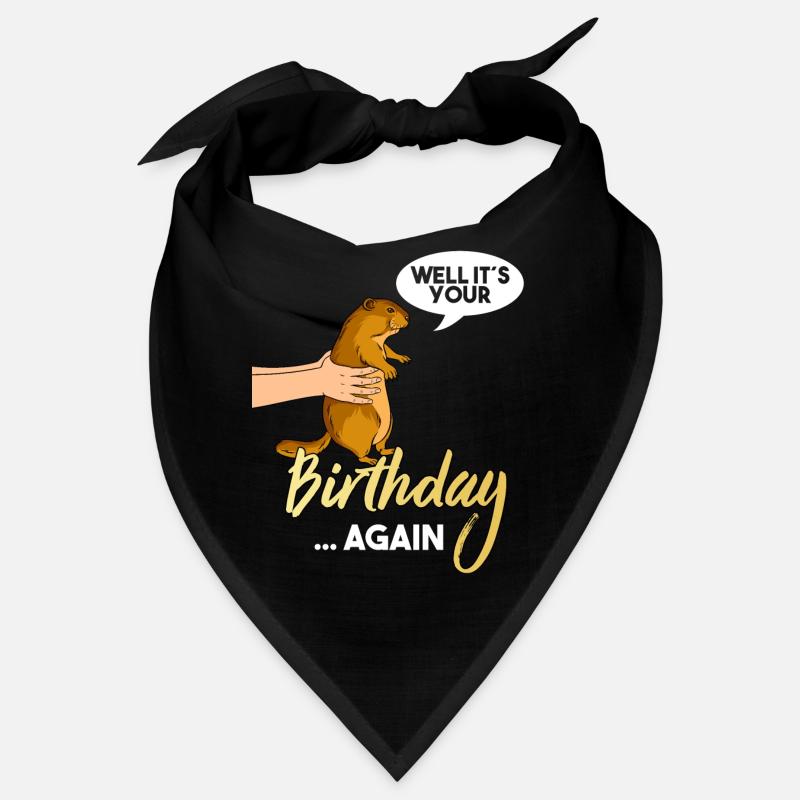 Murmeltier Geburtstags Geschenk Bandana