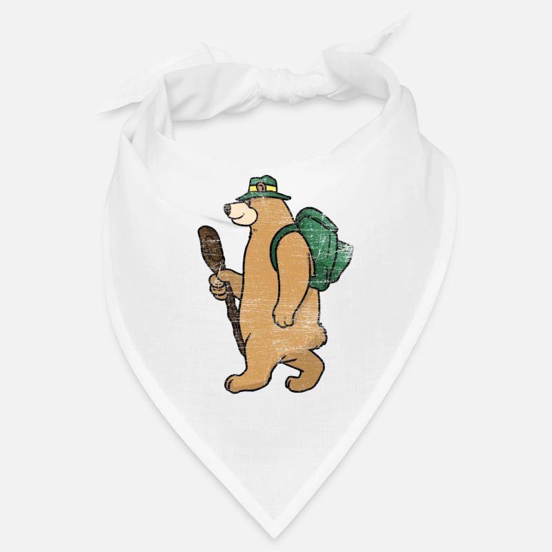 Backpacker bear gift Bandana