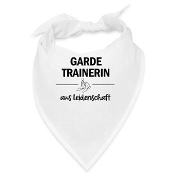 Gardetrainerin aus Leidenschaft - Bandana - Weiß - Vorne