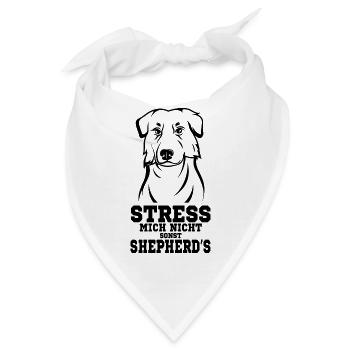 Australian Shepherd - Bandana - Weiß - Vorne