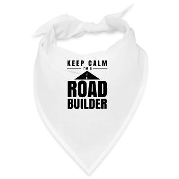 Asphalt Straßenbau Straßenbauer - Bandana - Weiß - Vorne