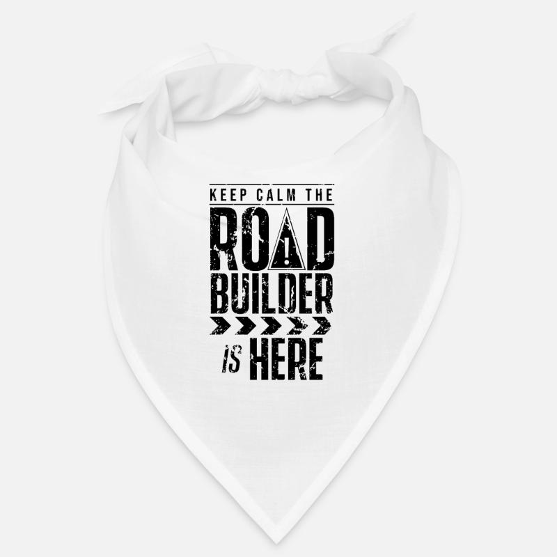 Construction workers team road construction asphalt road builders Bandana