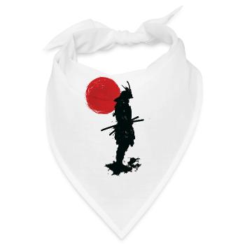 samurai warrior sumi style traditionelles japanisch - Bandana - Weiß - Vorne