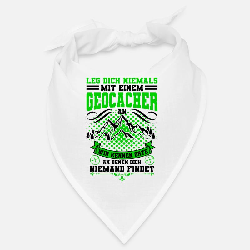Geocaching - Bandana - Weiß