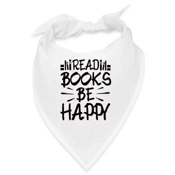Bücher - Bandana - Weiß - Vorne