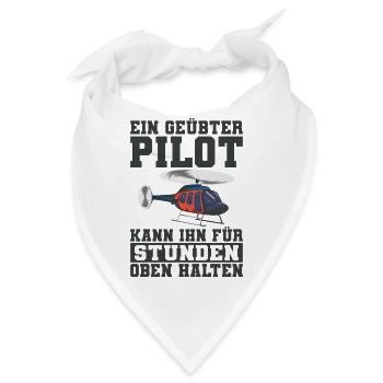Helikopter - Bandana - Weiß - Vorne
