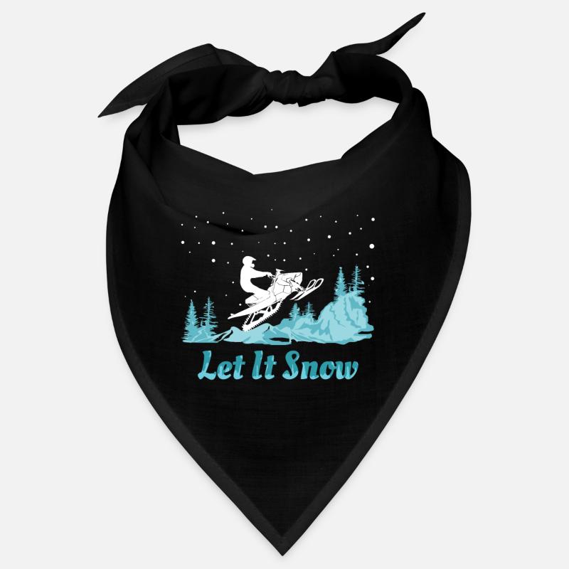 Motoneige Let It Snow Bandana