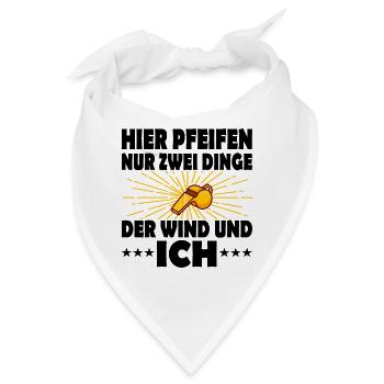 Schiedsrichter - Bandana - Weiß - Vorne