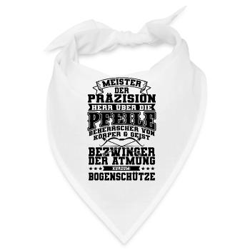 Bogenschütze - Bandana - Weiß - Vorne