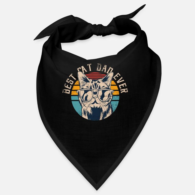 Meilleur papa de chat jamais Bandana