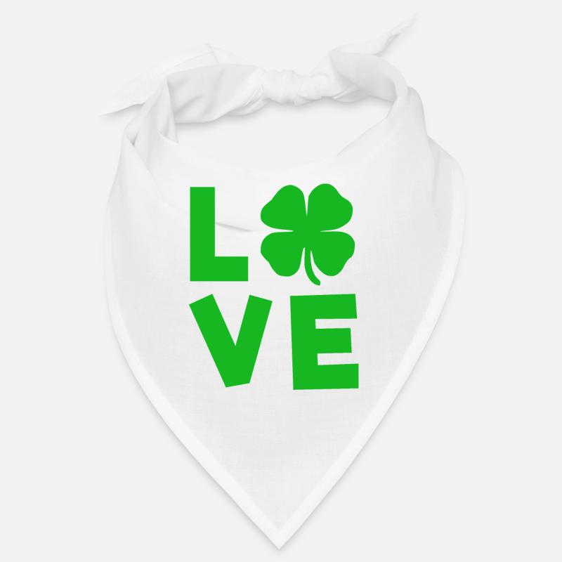 St Patricks day Liebe Bandana