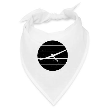 Segelflugzeug - Bandana - Weiß - Vorne