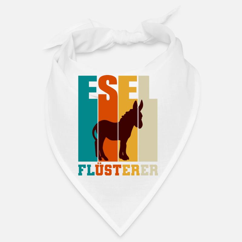 Esel - Bandana - Weiß