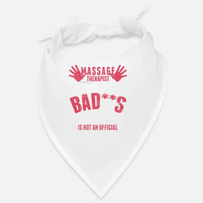 masseur - Bandana - blanc
