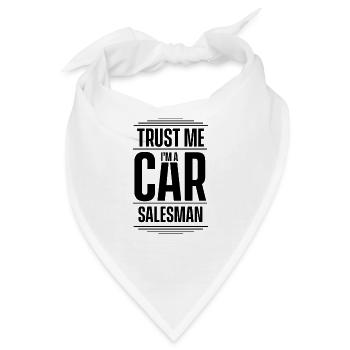 Verkäufer Autohaus Autoverkäufer Automobil Team - Bandana - Weiß - Vorne