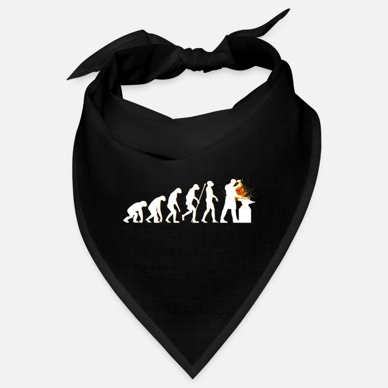 Hufschmied Evolution Schmied Geschenk Bandana