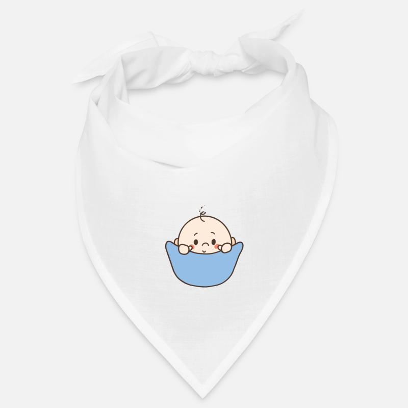 Annonce grossesse devenir mère - Bandana - blanc