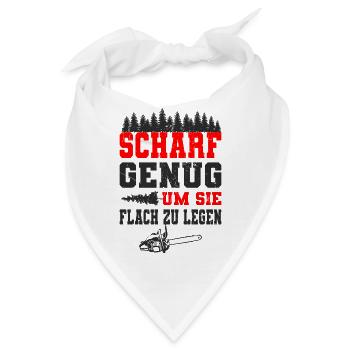 Holzfäller - Bandana - Weiß - Vorne