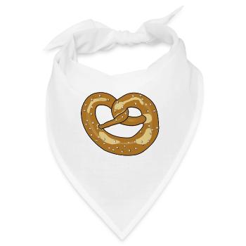Brezel - Bandana - Weiß - Vorne