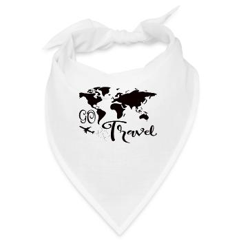 Reisen - Bandana - Weiß - Vorne