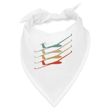 Segelflugzeug - Bandana - Weiß - Vorne