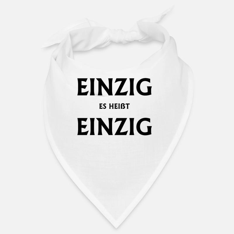 einzig einzigst sprache Lehrer Bandana
