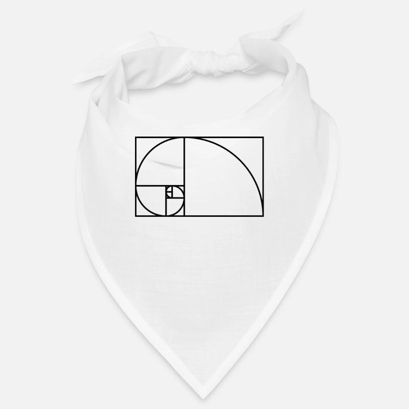 Conception d'escargot de Fibonacci Bandana