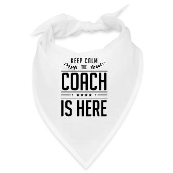 Lifestyle Life Coach Guru Lebenstrainer Trainer - Bandana - Weiß - Vorne