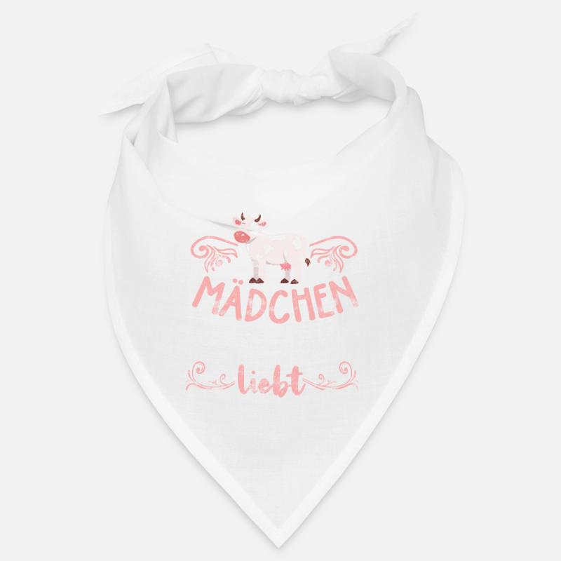 Süsse Kuh Nur ein Mädchen das Kühe liebt Bauer Bandana