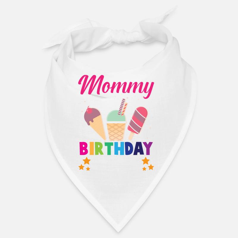 Geburtstag Mutter Eiscreme Prinzessin Kind Bandana