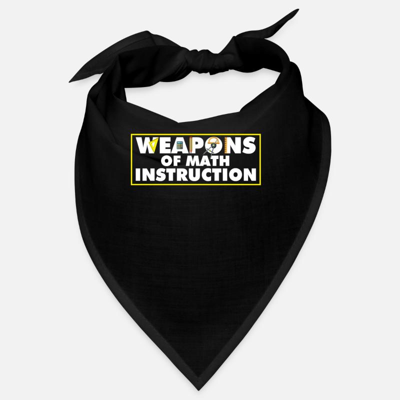 Weapons Of Math Instruction Funny Math Cote Bandana