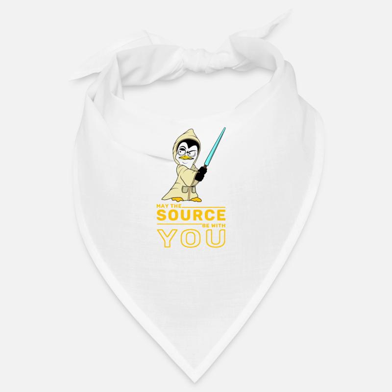 IT nerd Linux Linux penguin geek ingénieur logiciel - Bandana - blanc