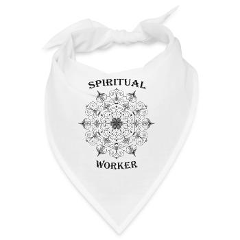 Spirituelles Arbeiten Mandala - Bandana - Weiß - Vorne