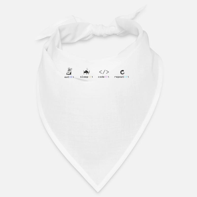 Programmierer - Bandana - Weiß