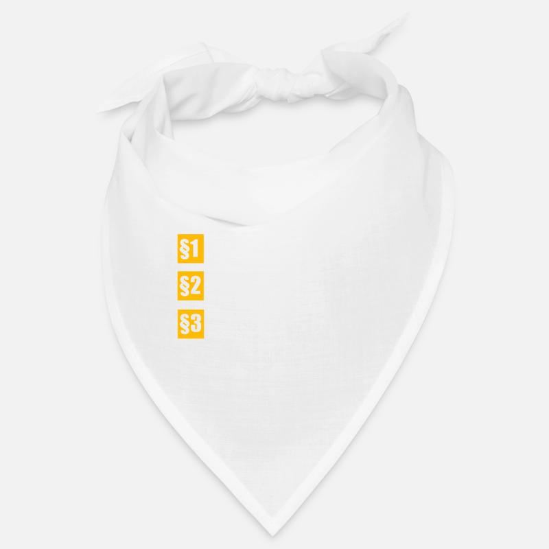 Beamter Beamte Beamtin Geschenk - Bandana - Weiß