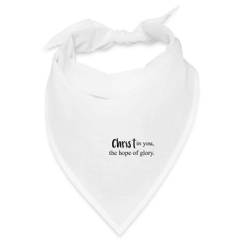 Christliche Kleidung & Christus in dir - Bandana - Weiß - Vorne