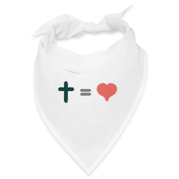 Hoffnung Gott & Christliche Klamotten - Bandana - Weiß - Vorne