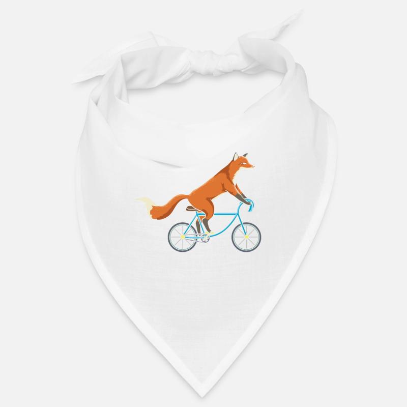 Fox On Bike Bicycle Cyclisme Fox Bandana