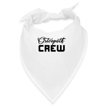 Team Osteopathie Osteopathin Osteopath Heilpraxis - Bandana - Weiß - Vorne