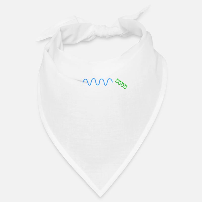Feynman diagram physics physicist mathematician - Bandana - white