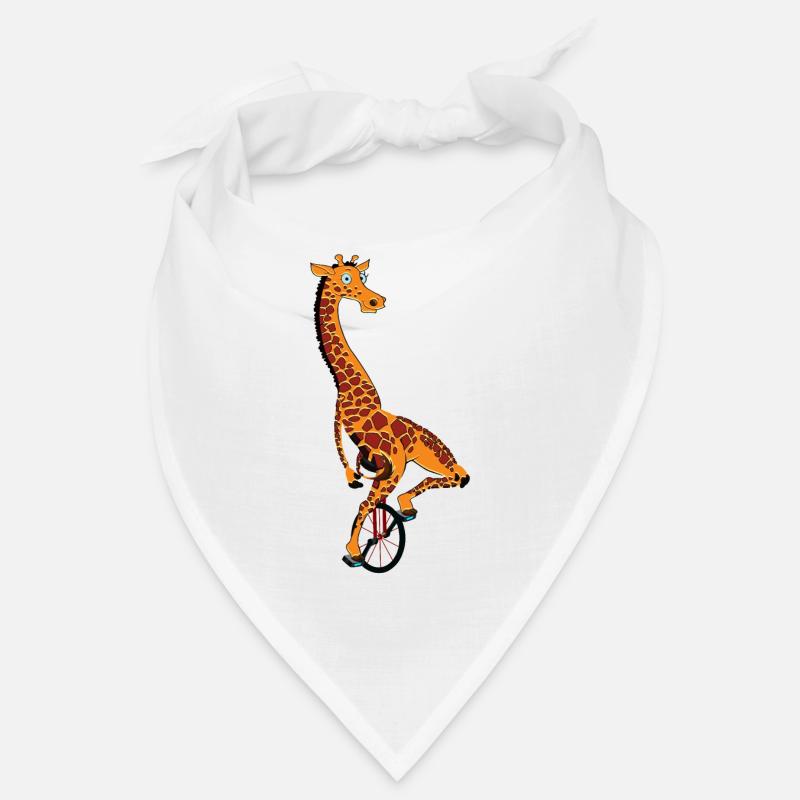 Einrad, Einrad Giraffe - Bandana - Weiß