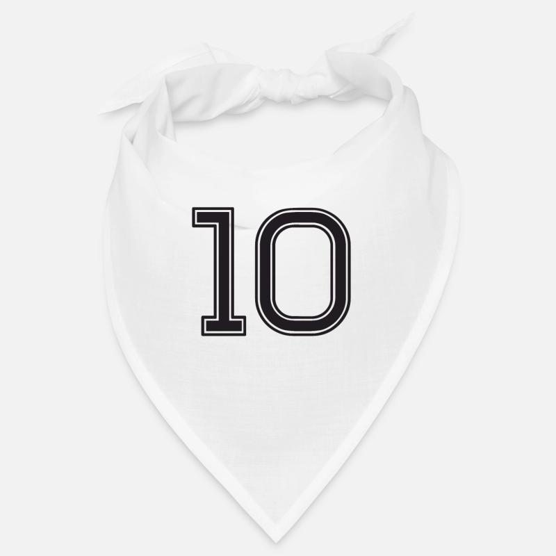 Numéro de maillot 10 Bandana