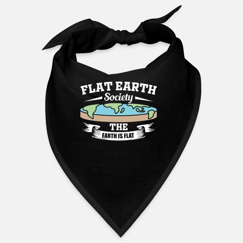 Flat Earth Society Flat-Earther Geschenk Bandana