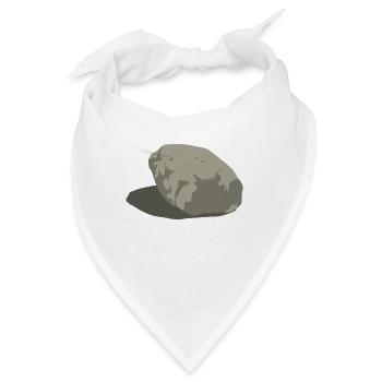 stone - Stein - Bandana - Weiß - Vorne