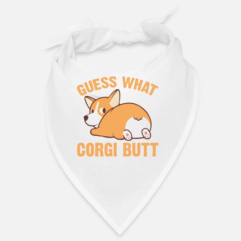 Devinez ce que Corgi Butt Funny Corgi Dog Lover Bandana