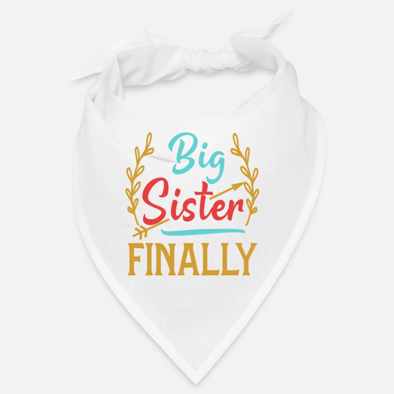Große Schwester - Bandana - Weiß