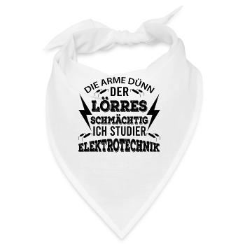 Elektrotechnik Lustig - Bandana - Weiß - Vorne