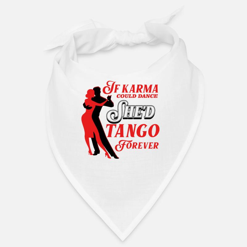 Tango, Tango Tänzer - Bandana - Weiß
