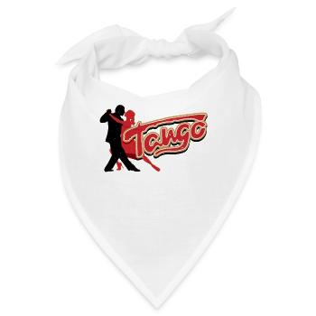 Tango, Tango Tänzer - Bandana - Weiß - Vorne